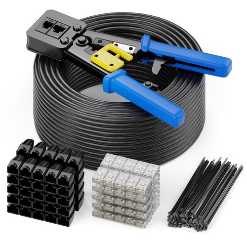 100m cat6 verlegekabel set - verlegekabel,