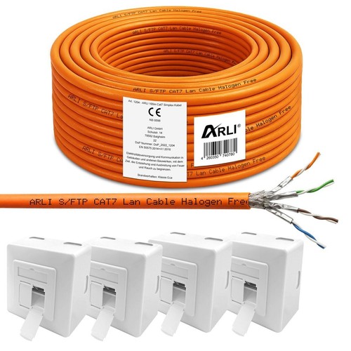 100m cat7 verlegekabel - 100m,