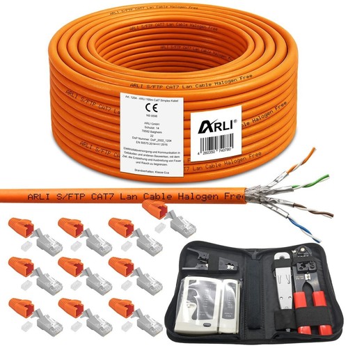 100m cat7 netzwerkkabel - +, 10x