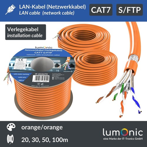 100m netzwerkkabel cat7 lan - 20-100m,