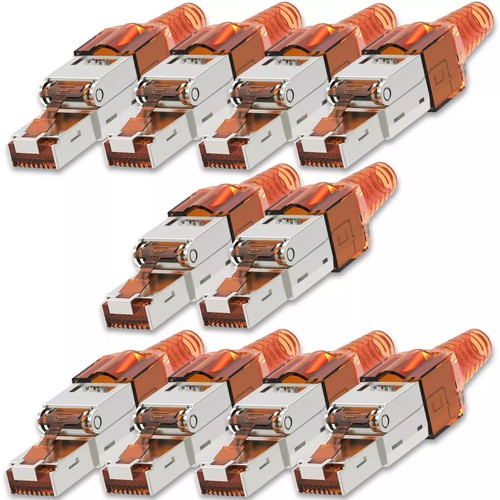 10x netzwerkstecker cat - netzwerkstecker,